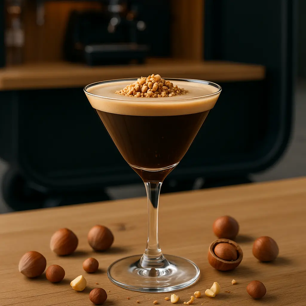 Coffee whit Hazelnuts cream